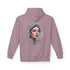 Palestine Woman Art Hoodie Unisex - Keffiyeh Scarf Dual-Sided Graphic Pullover